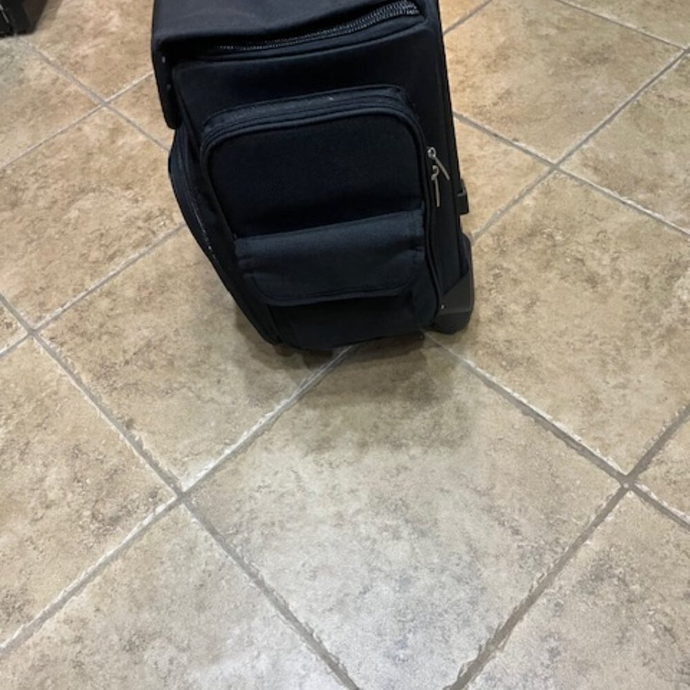 The Paper Studio Black Rolling Tote - Picture 4 of 5